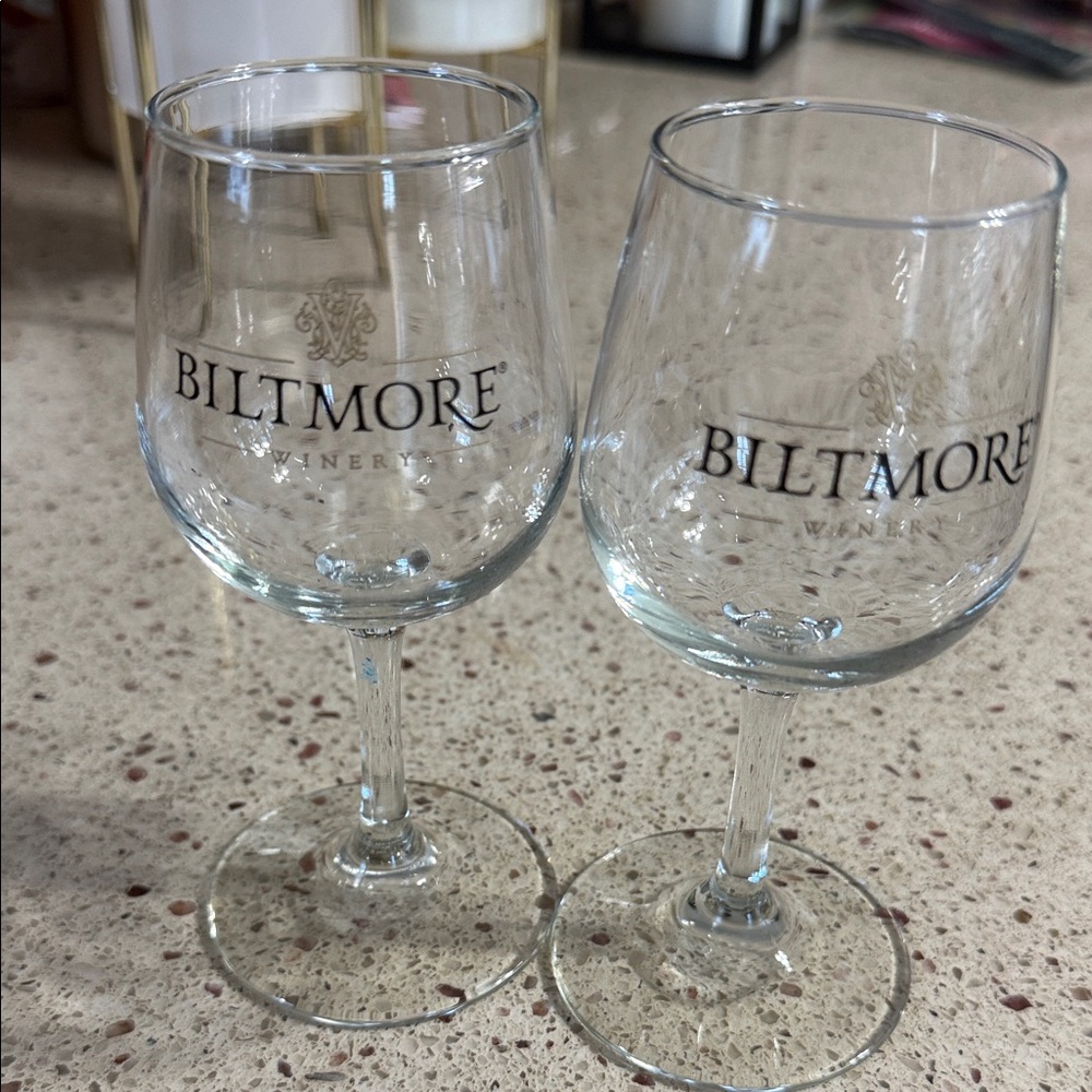 Biltmore Clear Stemmed Wine Glass Set